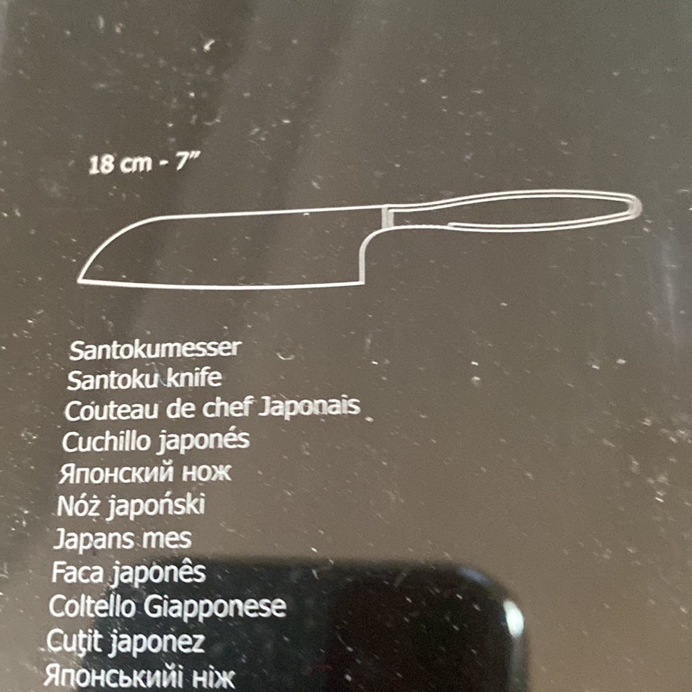BergHoff 7” stainless steel Santoku knife - Picture 6 of 6